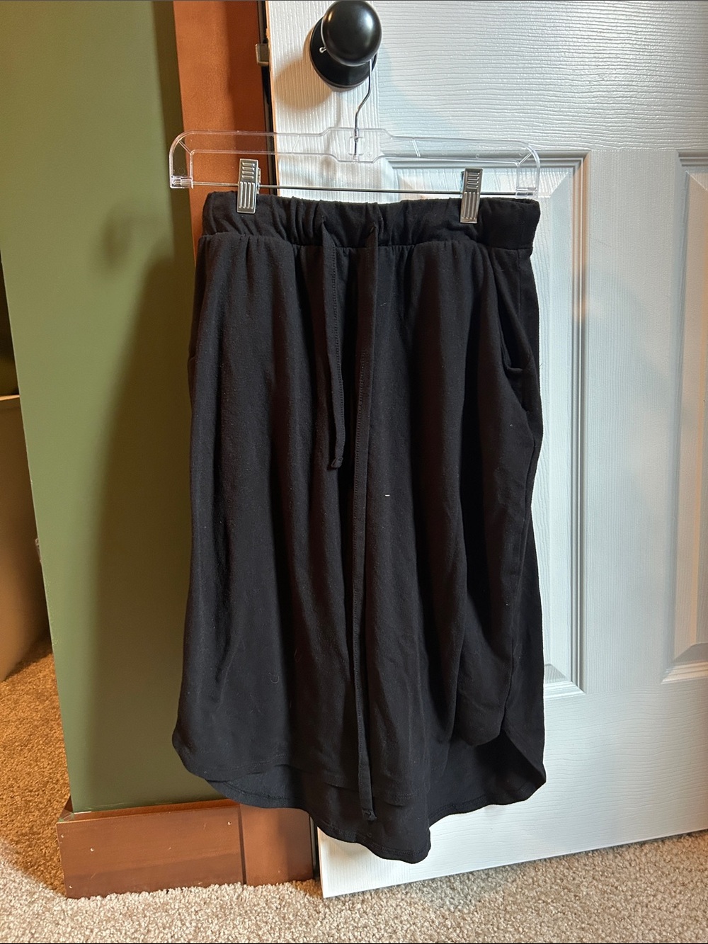 Zenana Outfitters Black Athletic Drawstring Shorts